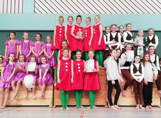Siegerehrung Regioentscheid Dance Nord Löningen 23.03.2019